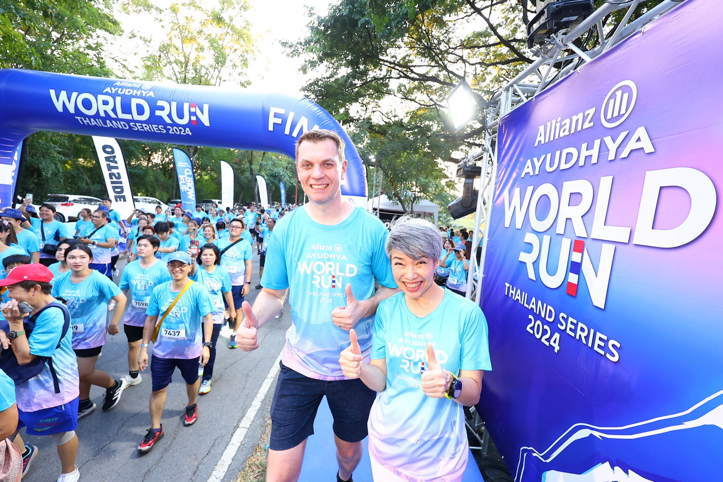 อลิอันซ์ อยุธยา จัดงานวิ่ง'Allianz Ayudhya World Run Thailand Series 2024'