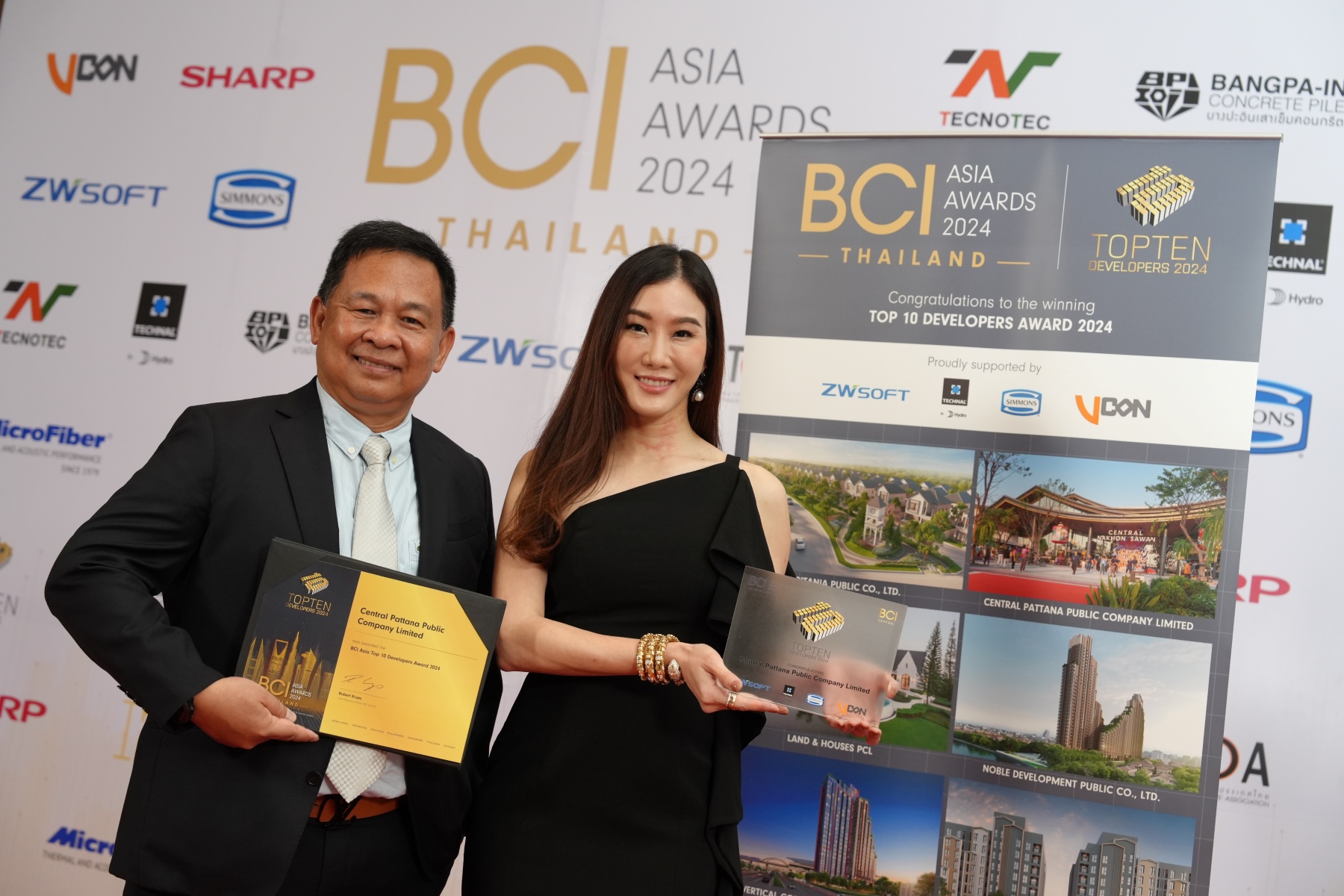 'เซ็นทรัลพัฒนา'ย้ำเบอร์ 1 อสังหาฯไทย คว้ารางวัล BCI Asia Awards 2024 จาก 3 โครงการใหญ่
